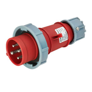 IP67 16A CEEform 4Pin Industrial Plug with Clamping Cable Fix